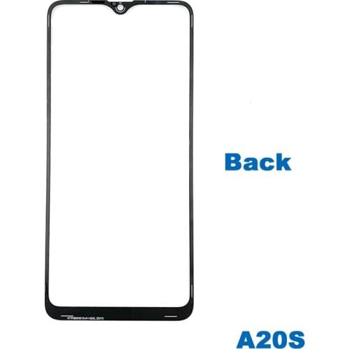 5Pieces/lot For Samsung A20S Original LCD Screen Front Glass Lens Repair Parts Touch screen Outer glass Panel Replacement