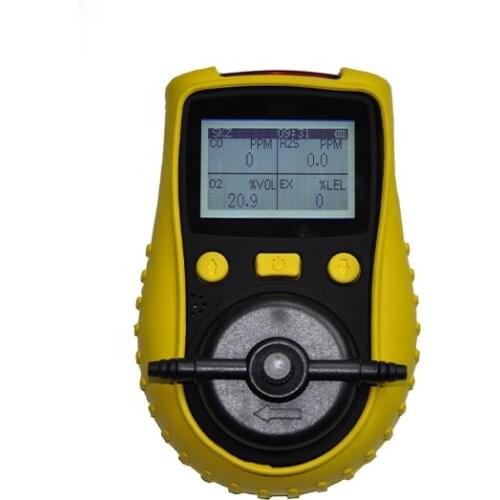 Auto price portable diffusion CO H2S O2 CH4 multi-gas detector