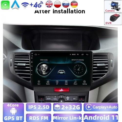 Android 2G+32G 2.5D Car Multimedia Video Player For Honda Spirior 2007-2012 Car Radio Stereo WIFI GPS Navigation DVD