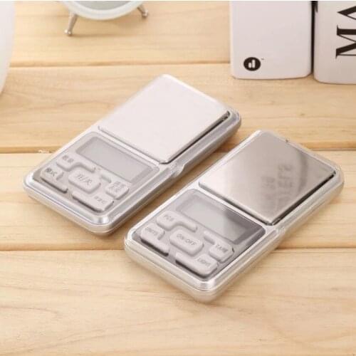 Mini Digital Scale 100/200/300/500g 0.01/0.1g High Accuracy Backlight Electric Pocket For Jewelry Gram Weight For Kitchen