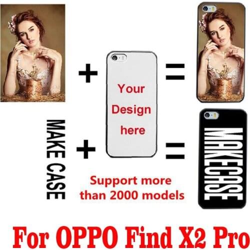 DIY Personalized custom photo name Customize printing your design picture cover case for OPPO Find X2 Pro