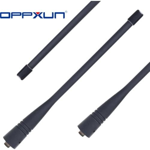 OPPXUN UHF 400-470MHz Female Dual Band Soft Antenna Two Way Radio Walkie Talkie for Kenwood TK3107 TK3100 TK260 TK270 TK 260 270