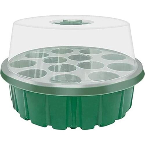 Seed Starter Tray, Humidity Adjustable with Dome & Base Greenhouse Grow Trays Mini Propagator for Seeds Growing Starting
