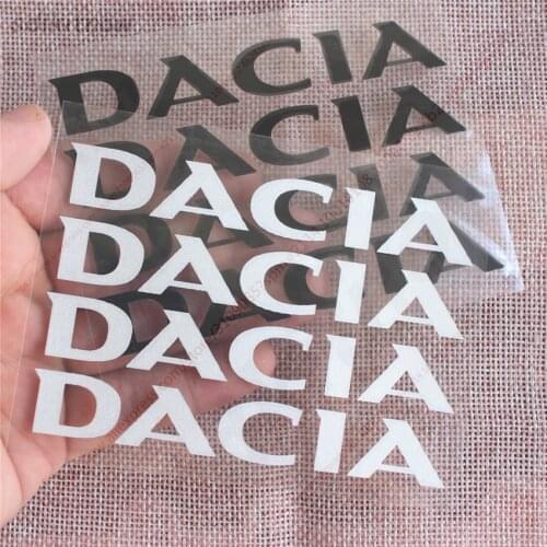 2018 New 4pcs New White Black Car Door Handle Sticker Decal Auto Sports For renault dacia duster logan sandero lodgy accessories