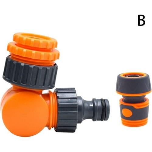 New Quick Connector Rotatable Water Tap Splitter Water Control Valve 1/2" 3/4"