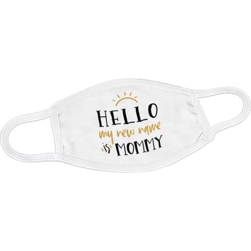 Pregnancy Announcement Hello My New Name is Mommy New Mom Baby Shower Gender reveal mother to be decor Gift Present Photo props