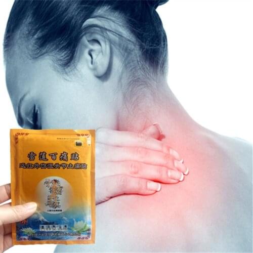 Wholesale Rapid Pain Relief Plaster Lotus Relieve Pain Patches 8Pcs Analgesic shoulder periarthritis Arthritis Cervical vertebr