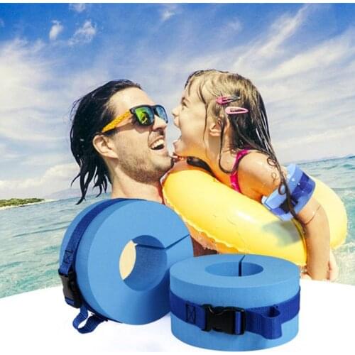 A Pair Foam Swim Aquatic Cuff Water Aerobics Float Ring Fitness Exercise Ankles Arms Belts With Quick Release Training