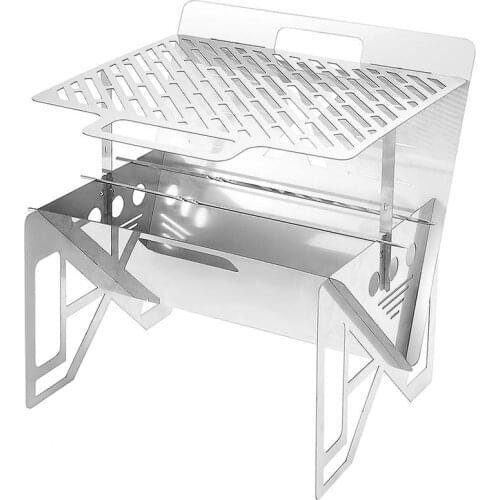 Outdoor Barbecue Supplies Grill Foldable Barbecue Grill For Camping Picnic Charcoal Grill Party BBQ Tool Camping Equipment