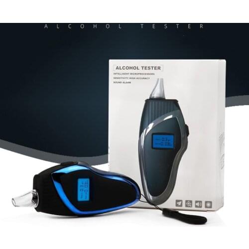 Professional Digital Breath Alcohol Tester Practical Breathalyzer Analyzer Detector