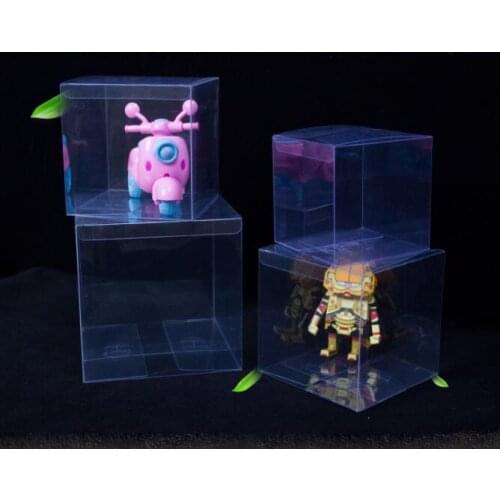50pcs PVC Clear Transparent Candy Box Gifts Birthday Wedding Favor Holder Chocolate Candy Boxes Event Sweet Candy Bags /jewelry