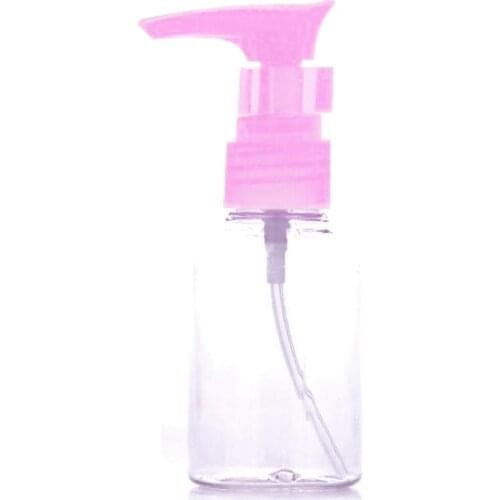 CLEARANCE SALE 100ml Refillable Empty Clear Plastic Shampoo Press Pump Bottle Pet Accessory Lightweight Empty Clear Bottle