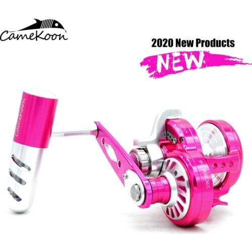 CAMEKOON Conventional Saltwater Trolling Fishing Coil Left/right hand Max Drag 32kg 9+2BBs Gear Ratio 6.3:1 Slow Jigging Reel