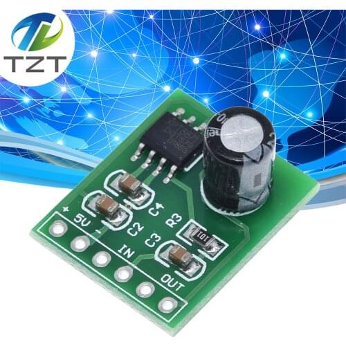 TZT DC 5V Mini Mono Audio Amplifier Board Stereo Single Channel 5W Digital Amplifier Module Single Sound Track XTP8871 8871