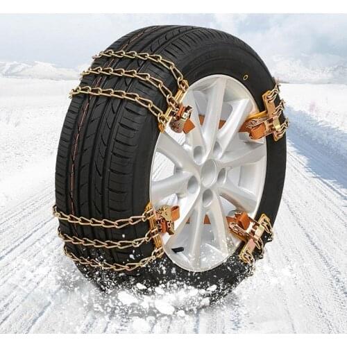 Universal Car Tire Snow Chain Metal Snow Chain Bold Manganese Steel Broken Ice Nail Wear-resistant Mud Snow Sand Car Accessories