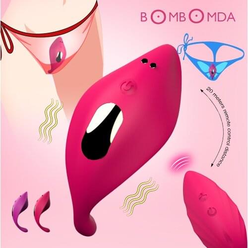 Female Vibrator for Women Invisible Wearable Vibrator Portable Clitoral Stimulator Wireless Remote Control Egg Sex Toy for Woman