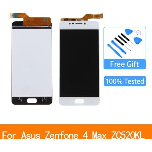 5.2'' for Asus Zenfone 4 Max ZC520 ZC520KL X00HD LCD Display Touch Screen Digitizer Assembly Replacement With Frame