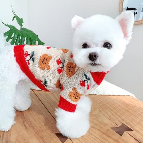 Winter Dog Sweater Knit Apparel Chrsitmas Dog Clothing Puppy Clothes Cat Dachshund Yorkshire Poodle Schnauzer Costume Pet Outfit