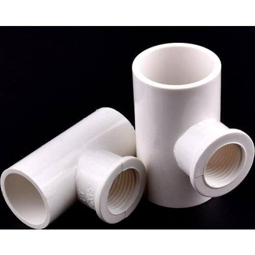 1/2~3/4~1 Inch Thickened Female Thread PVC Different 3 Ways Connector Aquarium Irrigation System Water Supply Fish Tank joints