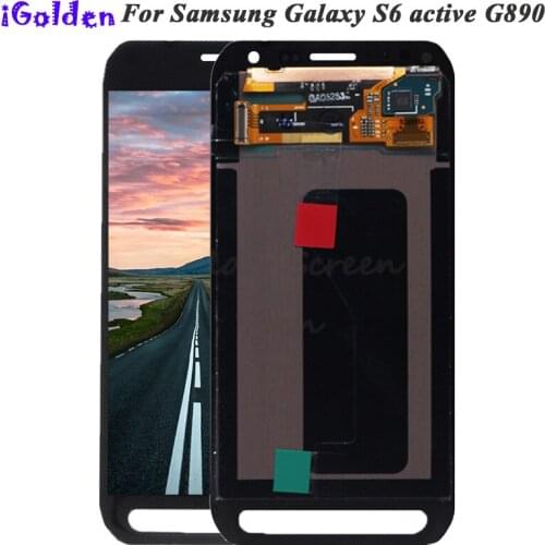 100% Tested 5.1'' Replacement For Samsung Galaxy S6 active G890 G890A LCD Display+Touch Screen Digitizer Assembly for G890