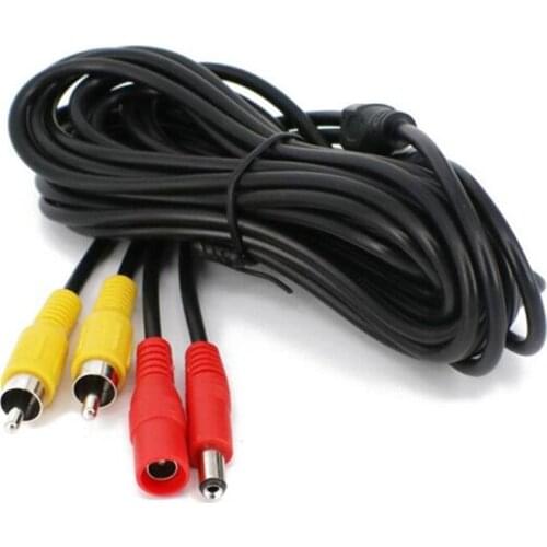 OwlCat RCA Cable 5M 10M 20M Optional CCTV Audio Output DC Plug Extension Cable for AHD CVI TVI Analog Security DVR CCTV Cameras