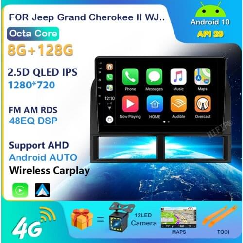 For Jeep Grand Cherokee II WJ 1998 - 2004 Car Radio Multimedia Video Player Navigation GPS Android No 2din 2 din dvd