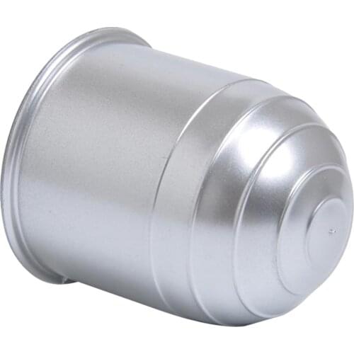 Car Trailer Camper Tow Bar Ball Protective Cover 2 Inch Cap Universal Silver