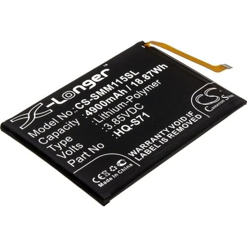 CS 4900mAh/18.87Wh battery for Samsung Galaxy M11,Galaxy M11 2020,M-M115F/DS,SM-M115,SM-M115F/DSN,M115F/SM HQ-S71