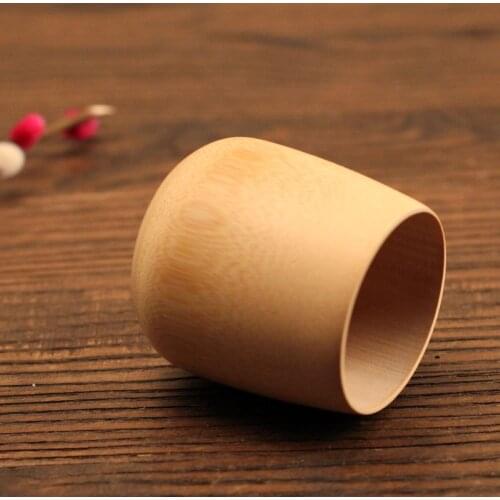 1PCS Wooden Water Cup Kitchen Accessories Home Drinkware Cups Handmade Heatproof Insulated Milk Wood Mugs Wooden Tea Cups