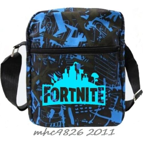 Fortnite Childrens Luminous Messenger Bag Boys Girls birthday gift Shoulder Bag Kids Cartoon Small Coin Purse
