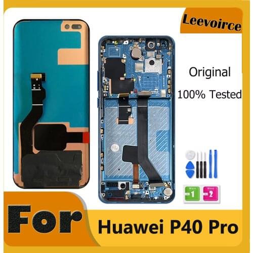 Original 6.58'' LCD Display Replacement For Huawei P40 Pro LCD Touch Screen Digitizer Assembly For Huawei P40Pro Repair Parts