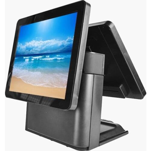 Dual screen point of sale Capacitive touch EPOS Terminal Windows POS Soluion For retail