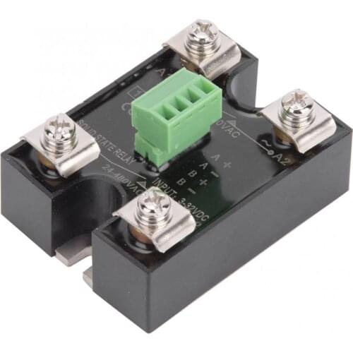 10DA 25DA 40DA SSR Dual Channel DC Control AC Single Phase Solid State Relay 10A 25A 40A Voltage Delay Relay Module With Shell