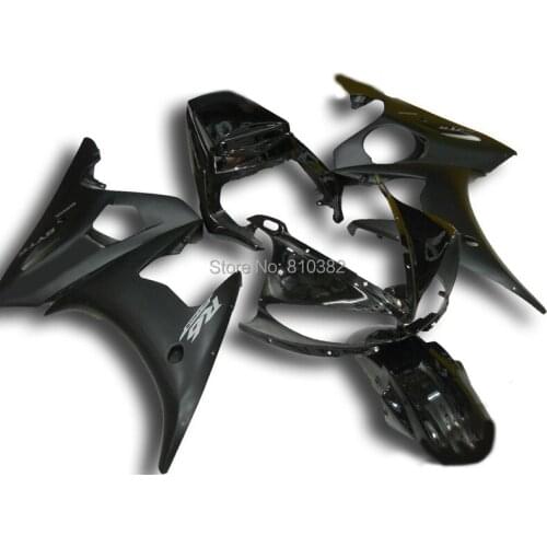 CUSTOM Motorcycle Fairing kit for YZFR6 03 04 05 YZF R6 2003 2004 2005 YZF600 Cool whole black Fairings set+7gifts YE11