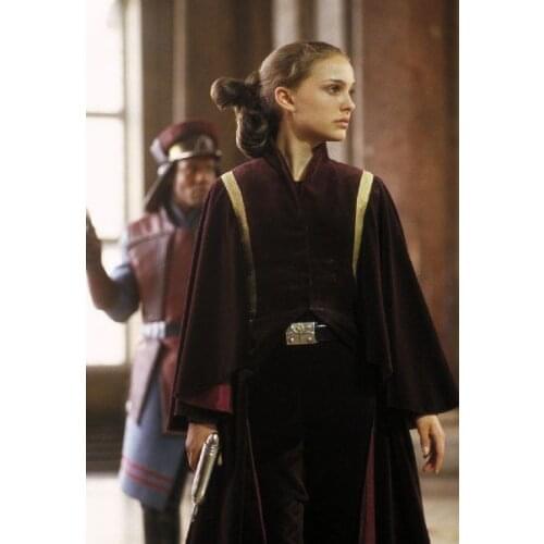 Episode I - The Phantom Menace Queen Padme Amidala red ooutfit dress cosplay costume