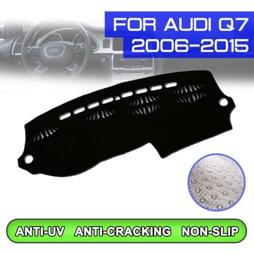 Car Dashboard Mat Anti-dirty Non-slip Dash Cover Mat UV Protection Shade Sticker for Audi Q7 2006 2007 2008 2009 2010-2015
