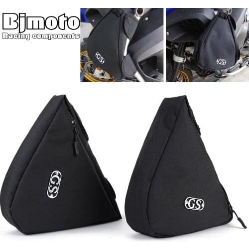 Motorcycle Saddle Bags Leather Motorbike Side Tool Tail Bag Luggage For BMW R1200GS R1250GS LC ADV 2014