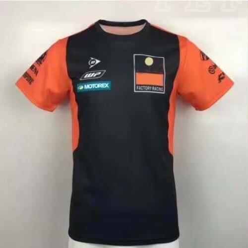 Summer T-Shirt For KTM Factory Racing Motorcycle Motocross MX Riding Bike Off-road Team Jersey