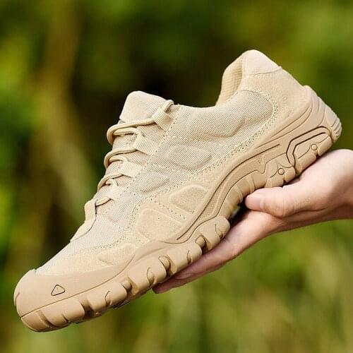 Men Military Combat Boots Waterproof Hiking Travel Shoes Work Shoes Army Tactical Shoes breathable Man Sneakers Desert Boots985