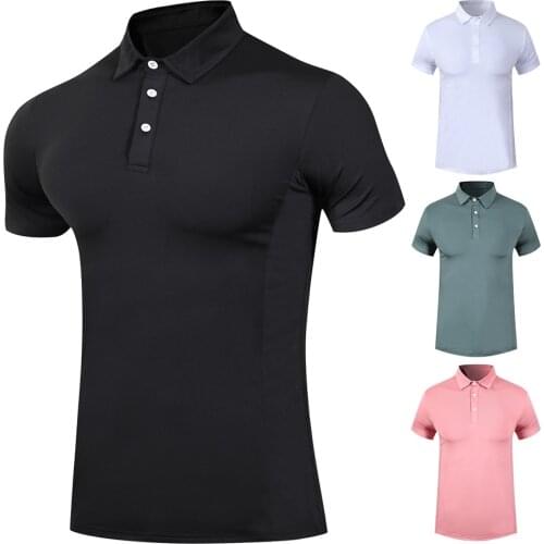 New Golf Shirt 9 Colors Short Sleeve Sports Golf Clothes Outdoor Leisure Sports Shirt Lapel T-Shirt Golf Wear XS-XXXL In Choice