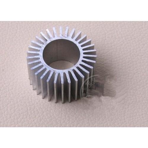 10pcs/lot High power pure aluminum sunflower radiator 38*20*20mm round LED lamp lighting heat dissipation aluminum radiator