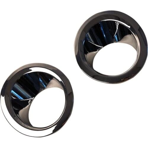 Car front bumper electroplated fog light frame electroplated bumper light frame for Toyota Prado FJ150 LC150 2014 2015 2016 2017