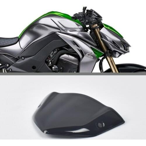 Motorcycle front windshield sun visor glass for Kawasaki Z1000 2014 2015 2016 2017