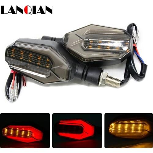 Universal Motorcycle Turn Signal Indicator Light Turning Amber Lamp Bulb Motorbike For Honda CB 599 919 400 CB600 HORNET CBR
