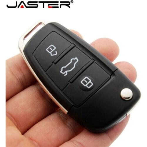 JASTER Wholesale 2.0 USB Flash Drive Actual Capacity Car Key 8GB 16GB 32GB 64GB Pen Drive U Disk 128GB Portable Memory Stick
