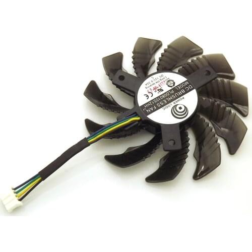 PLD08010S12HH 76mm 12V 0.35A For Gigabyte GTX960 GTX970 GTX980 Graphics Card Cooling Fan 4Wires 4Pin