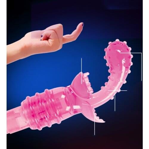 Triple G Spot Vibrator, Waterproof anal Massager,finger Corolla Vibrating clit vagina squirt ,Sex Toys For Women sex products