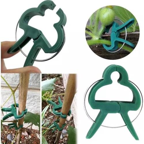 20 pieces size size size plant support clip with zinc reusable clip for plant hanging vine garden greenhouse vegetables tomatoes