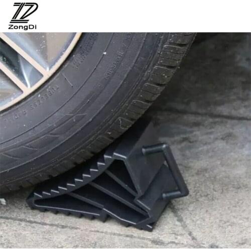 ZD Car Rubber Stop Slip Control Tire Triangle Pad For Skoda Octavia A7 A5 2 Rapid Fabia Yeti Opel Astra H J G Insignia Vectra C