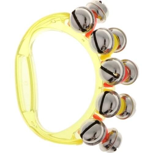 1 Pair Tambourine Rhythm Shaking Bell Baby Toddler Developmental Musical Toy Play Activity
